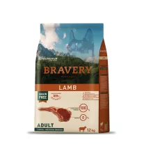   Bravery Adult bárányos száraztáp közepes és nagytestű kutyáknak 4 kg