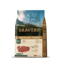   Bravery Adult ibériai sertéses száraztáp közepes és nagytestű kutyáknak 4 kg