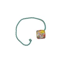 Gappay kocka alakú gumilabda 50cm kötélen