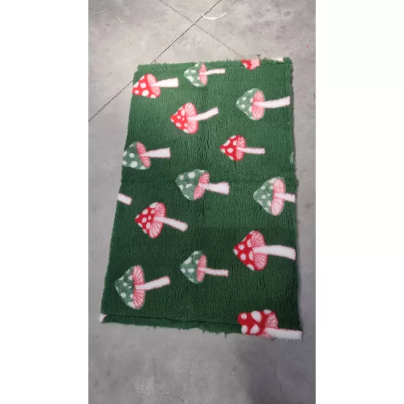 Vetbed 100x150cm zöld gombás