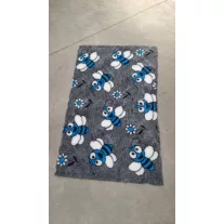 Vetbed 100x75cm szürke kék méhecskés