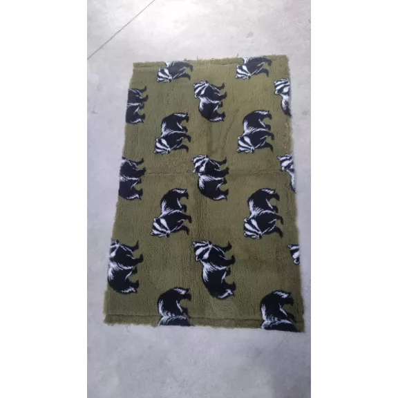 Vetbed 100x150cm zöld borzos