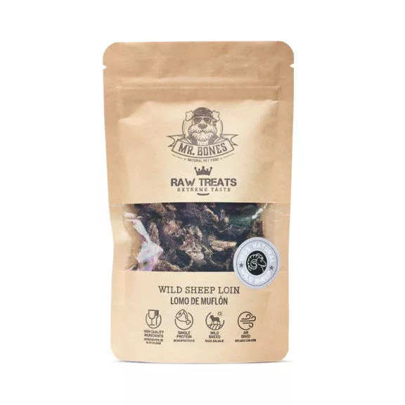 Mr. Bones Raw Treats - mufflon lapocka 45g
