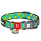 WAUDOG Kék Emoji Nylon nyakörv 28-40cm 20mm