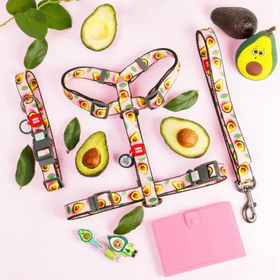 WAUDOG Avocado pink Nylon nyakörv 28-40cm 20mm