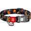 WAUDOG Narancs mintás kék Nylon nyakörv 28-40cm 20mm