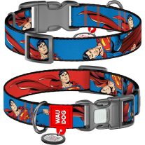 WAUDOG Superman Power Nylon nyakörv 33-49 cm 25mm