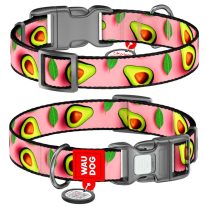 WAUDOG Avocado pink Nylon nyakörv 33-49cm 25mm