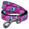 WAUDOG Monster Eyes pink Nylon póráz 20mm 122cm