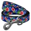 WAUDOG Füge mintás kék Nylon póráz 20mm 122cm