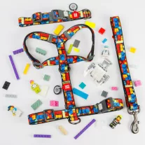 WAUDOG Építőkockás Nylon póráz 20mm 122cm