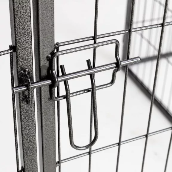 Topmast Premium fém kölyökkarám antracit 60 cm magas / 640 cm kerület