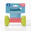 Coachi Training Dumbbell műanyag apportfa Medium 14 cm – 200 g, limezöld