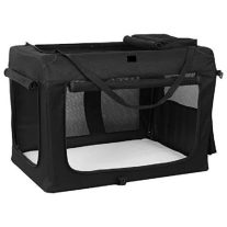 Topmast fémvázas szövetbox fekete 60x42x42 cm