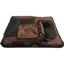 Premium fémvázas szövetbox 70x52x52 cm - barna
