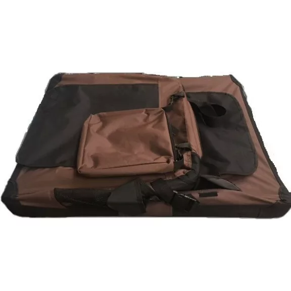Premium fémvázas szövetbox 70x52x52 cm - barna
