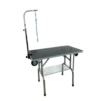  Topmast Trimtrolley Pro gurulós kutyakozmetikai asztal tárolópolccal 110 × 60 × 84 cm