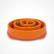 Outward Hound Fun Feeder Medium Narancs