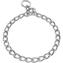 Sprenger aprószemű 4mm vastag króm nyakörv 55cm