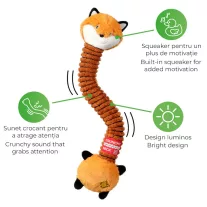 Waudog Fun Crunchy róka kutyajáték, 37 cm