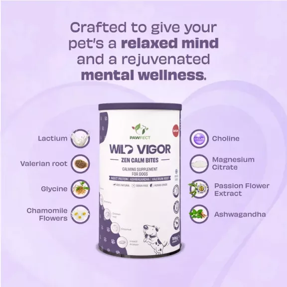 Pawfect Wild Vigor Zen Calm relaxáló, nyugtató tabletta 60db