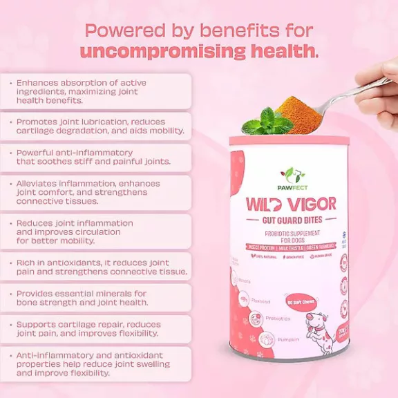 Pawfect Wild Vigor Gut Guard emésztéstámogató tabletta 60db