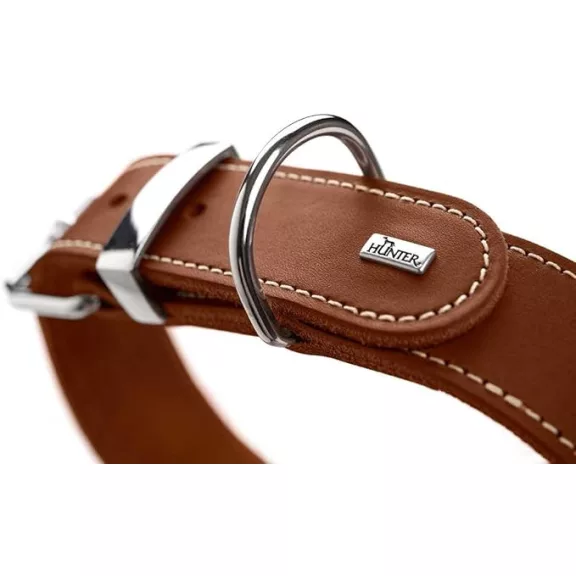 Hunter Aalborg special bőr nyakörv 41–51cm x 45mm