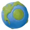 Planet Dog Orbee-Tuff Planet labda kék/zöld 7,5cm