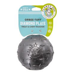 Planet Dog Orbee-Tuff Diamond Plate Ball Steel 7,5cm