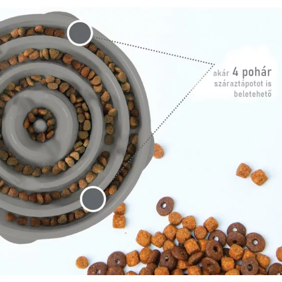 Outward Hound Fun Feeder Large szürke