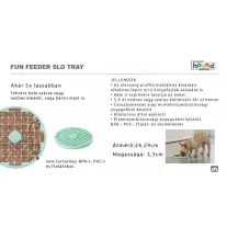 Outward Hound Fun Feeder Tray evéslassító tál menta
