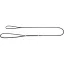 Hunter nylon felvezető póráz kutyakiállításra – fekete, 5mm × 120cm