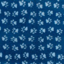 Vetbed 100x150cm kék világoskék mancsok