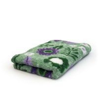 Vetbed 100x150cm zöld virágmintás