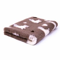 Vetbed 100x150cm barna alpaka