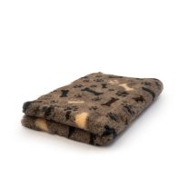 Vetbed 100x150cm barna csont/mancs