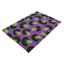 Vetbed 100x150cm lila brokkolis