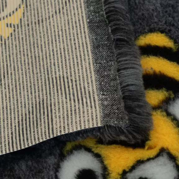 DryBed / VetBed csúszásmentes kutyafekhely 100x75cm szürke méhecskés