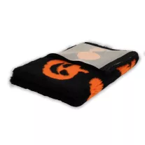 Vetbed 100x75cm fekete Halloween-i minta