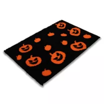 Vetbed 100x75cm fekete Halloween-i minta
