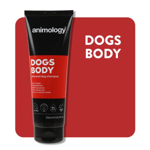 Animology Vegán kutyasampon mélytisztító - Dogs Body 250ml