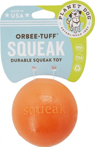 Planet Dog Orbee-Tuff Squeak Ball Orange 7,5 cm