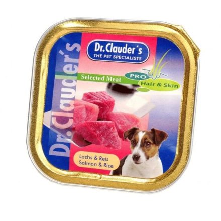 Dr. Clauder's Selected Meat Alutálka 100g - lazaccal
