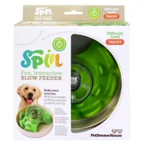 PetDreamHouse Spin UFO Maze Tricky interaktív etető zöld