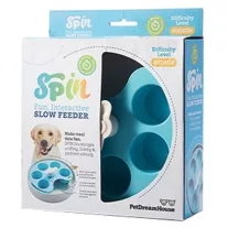 PetDreamHouse Spin Palette Medium interaktív etető kék