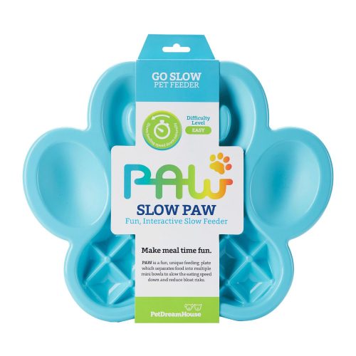 PetDreamHouse Paw Slow Pad interaktív etető kék