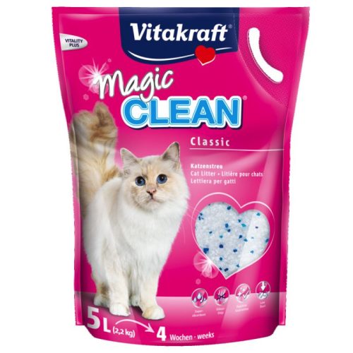 Vitakraft Magic Clean szilikát macskaalom 2,2kg/5L