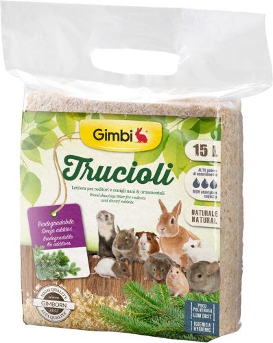 Gimbi Trucioli - faforgács alom 15l