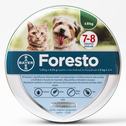 Foresto nyakörv 8kg alatti kutyáknak, macskáknak (38cm)