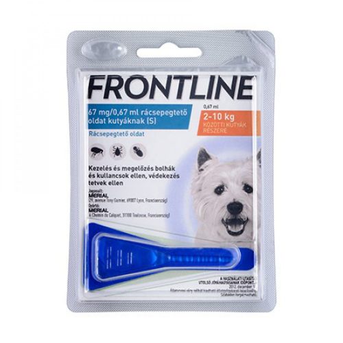 Frontline Spot-on S / 2-10kg 1db